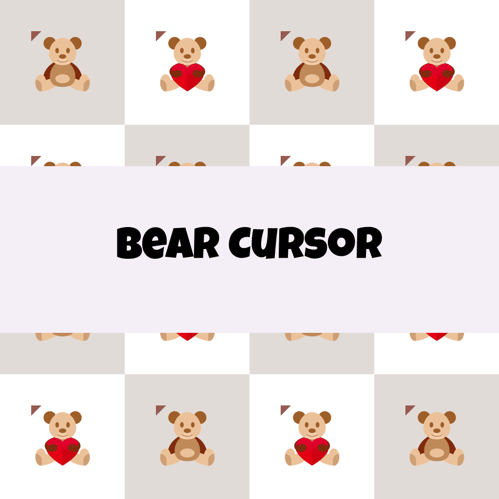 Preview Bear cursor custom cursor pack